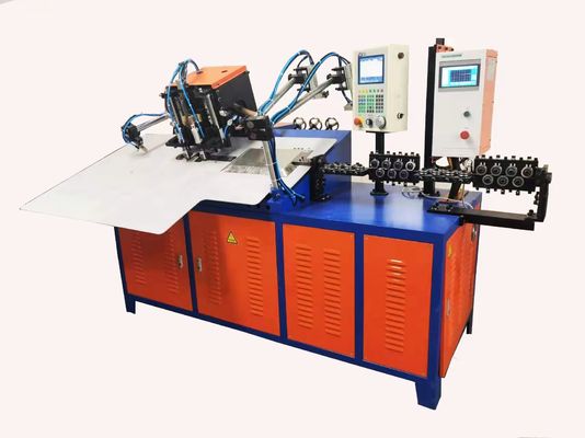 इंटरमीडिएट फ्रीक्वेंसी ऑटोमैटिक वायर बेंडिंग मशीन 380V 50HZ CNC वायर फॉर्मर