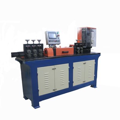 7KW फ्लाइंग शीयर स्टील स्ट्रेटनिंग मशीन 1MM - 2.5MM