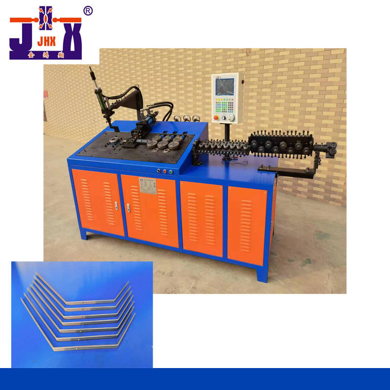 पंचिंग राउंड होल के लिए फ्लैट आयरन स्टील 2 डी वायर झुकने वाली मशीन 60HZ 380V स्वचालित